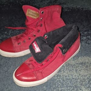 MENS LEVIS HI TOPS...SIZE 11...VGUC-EUC
